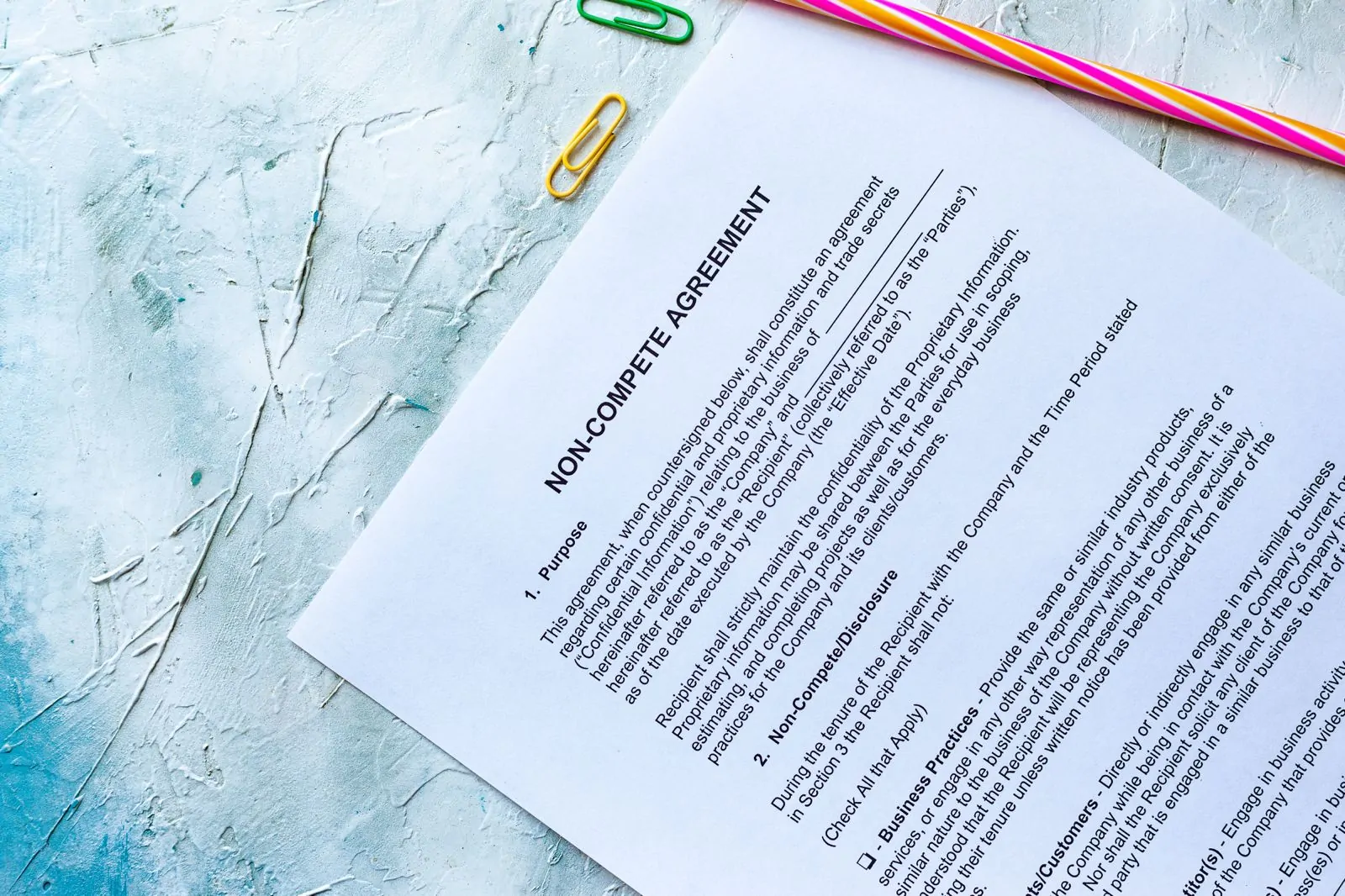 Non-Compete vs. Non-Solicit Clauses